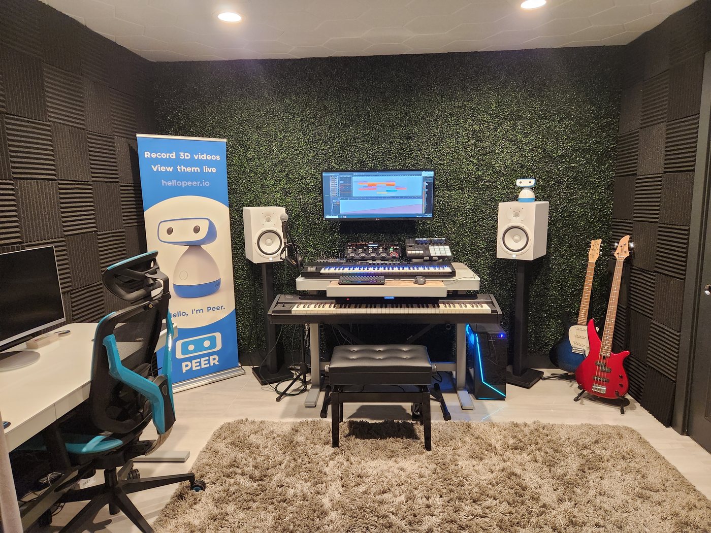 Music production and recording studio.